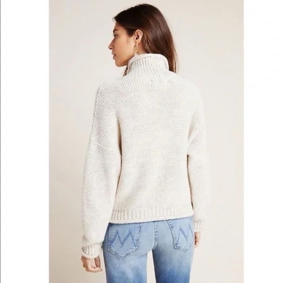 Anthropologie Lottie Textured Sweater Size Small Like New - Picture 2 of 14